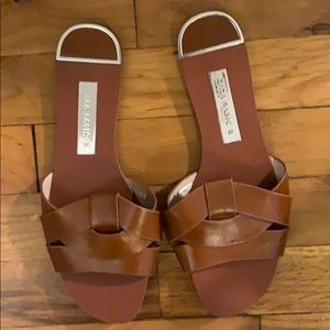 Zara brown sandals